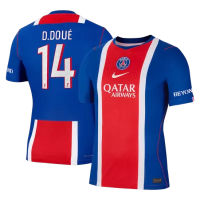 D. DOUÉ #14 PSG Soccer Home Jersey 2026/27 Dark Blue - bestfootballkits