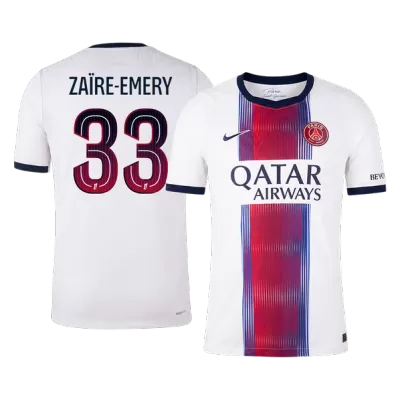 ZAÏRE-EMERY #33 PSG Soccer Away Jersey 2026/27 White - bestfootballkits