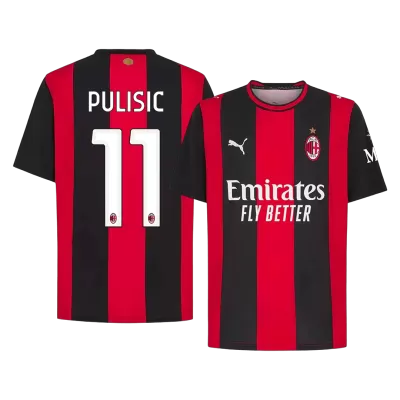 PULISIC #11 AC Milan Home Soccer Jersey 2026/27 Red&Black - bestfootballkits