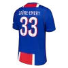 ZAÏRE-EMERY #33 Men Fan Version PSG Home Soccer Jersey 2026/27 Old Royal - bestfootballkits