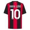 RAFA LEÃO #10 AC Milan Home Soccer Jersey 2026/27 Red&Black - bestfootballkits