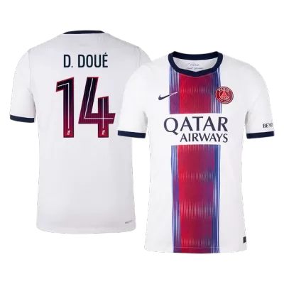 D. DOUÉ #14 PSG Soccer Away Jersey 2026/27 White - bestfootballkits