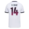 D. DOUÉ #14 PSG Away Soccer Jersey 2026/27 White - bestfootballkits