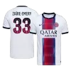 ZAÏRE-EMERY #33 PSG Away Soccer Jersey 2026/27 White - bestfootballkits