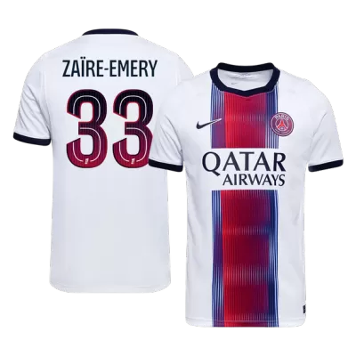 ZAÏRE-EMERY #33 PSG Away Soccer Jersey 2026/27 White - bestfootballkits