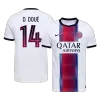 D. DOUÉ #14 PSG Away Soccer Jersey 2026/27 White - bestfootballkits