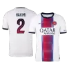 HAKIMI #2 PSG Soccer Away Jersey 2026/27 White - bestfootballkits
