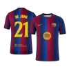 F. DE JONG #21 Barcelona Soccer Home Jersey 2026/27 Red&Blue - bestfootballkits