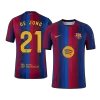 F. DE JONG #21 Barcelona Soccer Home Jersey 2026/27 Red&Blue - bestfootballkits