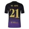 F. DE JONG #21 Barcelona x Kobe Bryant Away Soccer Jersey 2026/27 Black/Purple- UCL - bestfootballkits