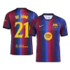 F. DE JONG #21 Men Fan 26/27 Barcelona Home Soccer Jersey Short Sleeve Blue&Garnet - UCL - bestfootballkits