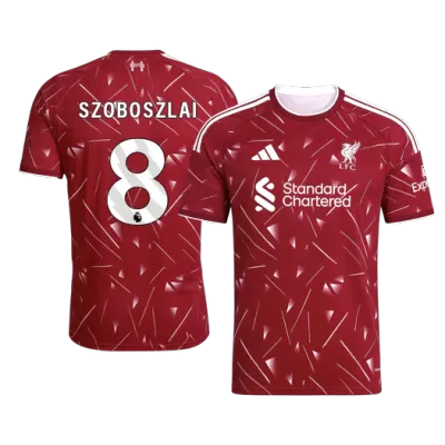 SZOBOSZLAI #8 Liverpool Home Soccer Jersey Shirt 2026/27 - bestfootballkits