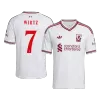 WIRTZ #7 Liverpool Away Soccer Jersey 2026/27 White - UCL - bestfootballkits