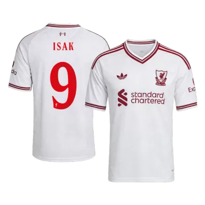 ISAK #9 Liverpool Away Soccer Jersey 2026/27 White - UCL - bestfootballkits