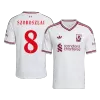 SZOBOSZLAI #8 Liverpool Away Soccer Jersey 2026/27 White - UCL - bestfootballkits
