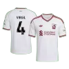 VIRGIL #4 Liverpool Away Soccer Jersey 2026/27 White - bestfootballkits