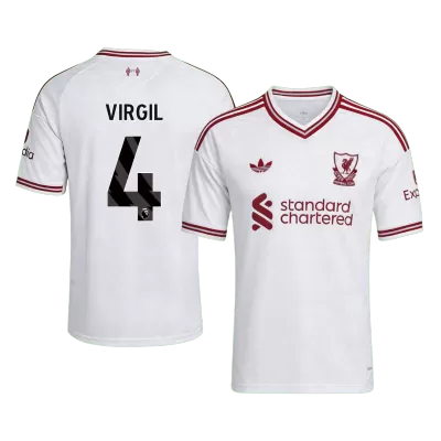 VIRGIL #4 Liverpool Away Soccer Jersey 2026/27 White - bestfootballkits