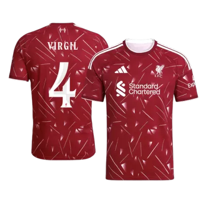 VIRGIL #4 Liverpool Home UCL Soccer Jersey Shirt 2026/27 - bestfootballkits