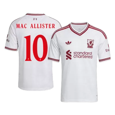 MAC ALLISTER #10 Liverpool Away Soccer Jersey 2026/27 White - UCL - bestfootballkits