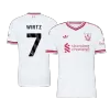 WIRTZ #7 Liverpool Soccer Away Jersey 2026/27 White - bestfootballkits