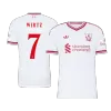 WIRTZ #7 Liverpool Soccer Away Jersey 2026/27 White - bestfootballkits