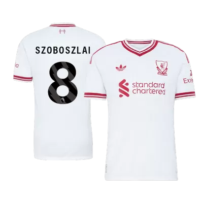 SZOBOSZLAI #8 Liverpool Soccer Away Jersey 2026/27 White - bestfootballkits