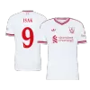 ISAK #9 Liverpool Soccer Away Jersey 2026/27 White - bestfootballkits
