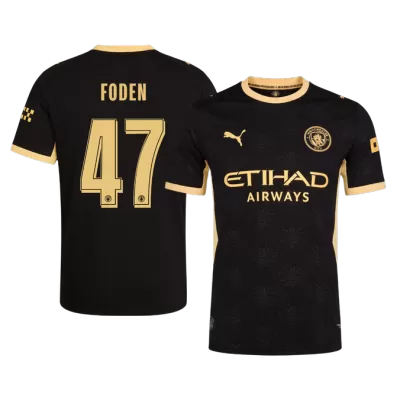 FODEN #47 Manchester City Soccer Away Jersey 2026/27 Black - bestfootballkits