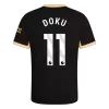 DOKU #11 Manchester City Soccer Away Jersey 2026/27 Black - bestfootballkits
