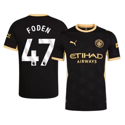 FODEN #47 Manchester City Soccer Away Jersey 2026/27 Black - bestfootballkits