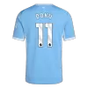 DOKU #11 Manchester City Home Soccer Jersey 26/27 Blue - bestfootballkits