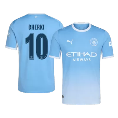 CHERKI #10 Manchester City Home Soccer Jersey 26/27 Blue - UCL - bestfootballkits