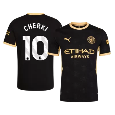 CHERKI #10 Manchester City Soccer Away Jersey 2026/27 Black - bestfootballkits