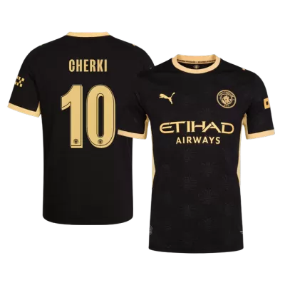 CHERKI #10 Manchester City Soccer Away Jersey 2026/27 Black - bestfootballkits
