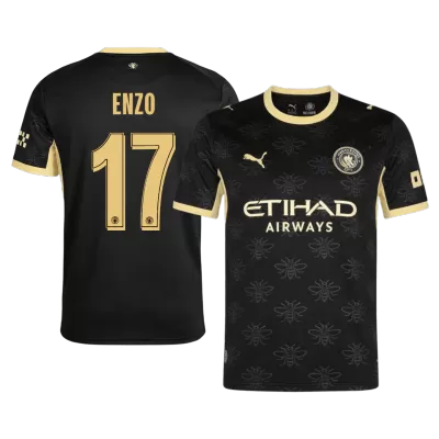 ENZO #17 Manchester City Away Soccer Jersey 2026/27 Black - UCL - bestfootballkits
