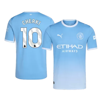 CHERKI #10 Manchester City Home Soccer Jersey 26/27 Blue - bestfootballkits