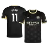 DOKU #11 Manchester City Away Soccer Jersey 2026/27 Black - bestfootballkits