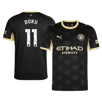 DOKU #11 Manchester City Away Soccer Jersey 2026/27 Black - bestfootballkits