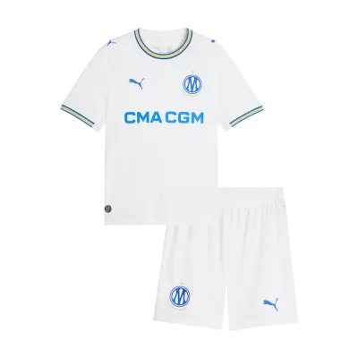 Marseille Home Kids Jerseys Kit 2026/27 - bestfootballkits