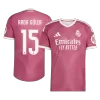 ARDA GÜLER #15 Real Madrid Soccer Third Away Jersey 2026/27 Pink - bestfootballkits
