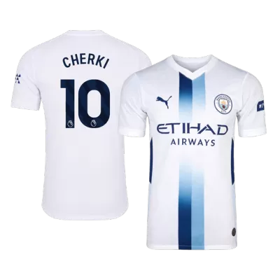 CHERKI #10 Manchester City Soccer Third Away Jersey 2026/27 White - bestfootballkits