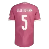 BELLINGHAM #5 Real Madrid Soccer Third Away Jersey 2026/27 Pink - bestfootballkits