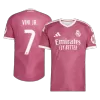 VINI JR. #7 Real Madrid Soccer Third Away Jersey 2026/27 Pink - bestfootballkits