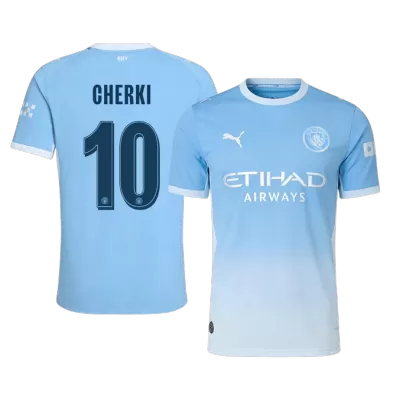 CHERKI #10 Manchester City Soccer Home Jersey 2026/27 Blue - bestfootballkits