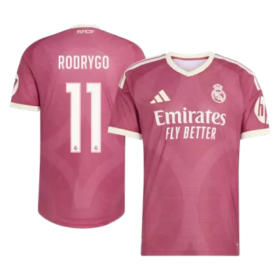 RODRYGO #11 Real Madrid Soccer Third Away Jersey 2026/27 Pink - bestfootballkits
