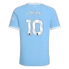 CHERKI #10 Manchester City Soccer Home Jersey 2026/27 Blue - bestfootballkits