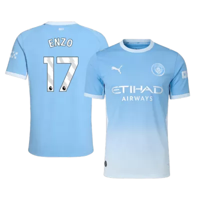 ENZO #17 Manchester City Soccer Home Jersey 2026/27 Blue - bestfootballkits