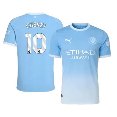 CHERKI #10 Manchester City Soccer Home Jersey 2026/27 Blue - bestfootballkits
