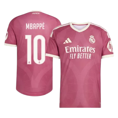 MBAPPÉ #10 Real Madrid Soccer Third Away Jersey 2026/27 Pink - bestfootballkits