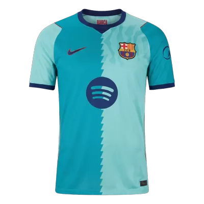 Men Fan Version Barcelona Third Soccer Jersey 2026/27 Blue - bestfootballkits
